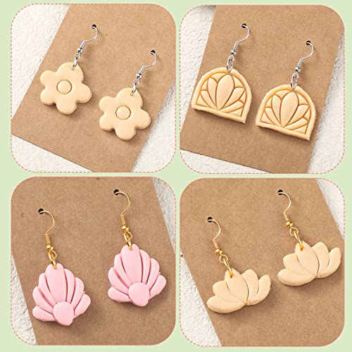 Kajaia 114 Pcs Polymer Clay Earring Cutters Bohemian Polymer Clay Cutters for Earrings Set Jewelry Making Supplies for Women Craft DIY - color: Boho