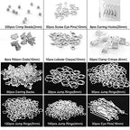 MIXNEX Jewelry Making Kit with Pliers & Lobster Clasps – DIY Craft Tools & Findings Set for Necklace Bracelet Repair – Gold & Silver Options – Starter Beading Supplies for Beginners (Gold)