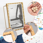 200 Pcs Half Wooden Beads, Unfinished Natural Split Wood Balls, 12mm/15mm/20mm Small Half Round Decorative Wooden Craft Beads Balls for Paint DIY Craft Kids Arts Toy Home Party Decoration