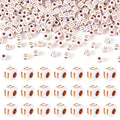 FASHEWELRY 500Pcs White Golden Letter Beads 4.5mm Square Alphabet Beads Acrylic Cube Letter U Beads for Friendship Bracelet Necklace Keychains Jewelry Making - color: Letter U