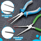 SPEEDWOX Fine Tips Long Nose Pliers For Jewelry Making and Fishing - Serrated Jaw, Thin Needle Nose, Wire Looping and Bending - style: Fine Tips Needle Nose
