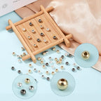 1 Box 2400PCS 5MM Mixed Color Spacers Ball Bead with Holes Spacer Filled Round Small Charms CCB Plastic Smooth Loose Beads Bulk for Jewelry Making Bracelets Necklaces DIY Craft Supplies - size: 5mm 2400pcs