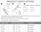 LeCalla Handmade Sterling Silver Mens Bracelets | Solid Italian 925 Chain Bracelets | Classic Designs Chain Bracelets for Men | Men's Silver Bracelet Gift for Dad, Boyfriend, Son - style: 8.5" Snake Back Pattern