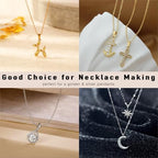 Fadeless Stainless Steel Chains for Jewelry Making, 20 Pack, Hypoallergenic, Silver & Gold Plated Necklace Findings, Accessories (Gold & Silver (25+27")) - color: Gold & Silver (25+27")