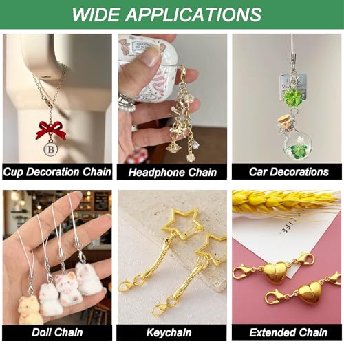120Pcs 10mm Stainless Steel Lobster Clasps Gold Plated Lobster Claw Clasps Fasteners Hooks for DIY Necklace Bracelet Jewelry Making - color: Gold plated, size: 10mm