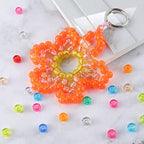 2600+pcs Pony Beads Kit Rainbow Glitter Plastic Beads Multicolor Pony Bead Bulk with Elastic String, Hair Bead for Braids DIY Crafts Jewelry Making Kit for Bracelets Necklaces - color: Giltter Beads
