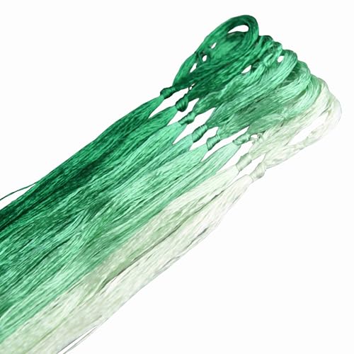 8 Skeins Mulberry Silk Floss Embroidery Thread Floss-Cross Stitch Threads China Silk Woven Jewelry Threads DIY Sewing Kits (09) - color: 09
