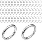 2000 Pieces Stainless Steel Jump Rings for Jewelry Making, 4 Sizes 4-7mm, 18 Gauge Thickness, Silver (8mm) - color: 8mm