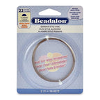 Beadalon German Style Wrapping Wire, Half Round, Antique Brass Color, 22 Gauge, 5 m / 16.4 ft - color: Antique Brass, size: 22 gauge/.025 In-5 m/16.4 ft