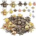 100g Alloy Bee Charm Mixed Honey Bee Pendant Charms Vintage Insect Jewelry Findings for DIY Necklace Bracelet Crafts,40-80pcs - style: Mixed Bee Charms