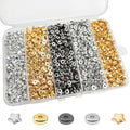 6mm Flat Round Spacer Beads, Clay Beads for Bracelets Making Kit, Heishi Polymer Flat Disc Spacer Beads for Jewelry Making, Clay Beads for Jewelry Making Gold Beads Silver (1700pcs（500star）) - color: 1700pcs（500star）