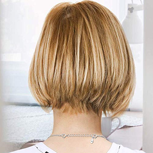 ALEXCRAFT Sterling Silver Bracelet Extender Necklace Extension Chains for Jewelry Making(2 inch) - color: B-White Gold（2 inch）