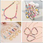 Light Purple Polymer Clay Beads, 6mm Heishi Bead for Jewelry Bracelets Necklace Making 1000PCS - color: Lavender