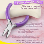 SPEEDWOX 3-Inch Duckbill Pliers - Mini Flat Nose Pliers with Smooth Jaws for Jewelry Making - style: Duckbill Pliers