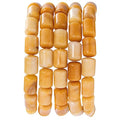 Natural Yellow Jade Cylinder Tube Beads 10x14mm 38cm/str Loose Semi Gemstone Stone Beads for Making Bracelets Necklace - color: Yellow Jade