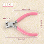 4-Inch End Cutting Pliers - Mini Jewelry Pliers Wire Cutter for Jewelry Making - End Snips Nail Puller - style: End Cutting Pliers