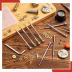Chumia 8 Pieces Precision Watch Screwdriver Set, 1.4-2.0 mm Micro Jewelers Repair Screwdriver Set for Eyeglasses Jewelry Work, Electronics Repair(Flathead, Phillips) - size: 1.4-2.0 mm, style: Flathead, Phillips