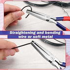 Mini Flat Nose Pliers - Multifunction Precision Jewelry Making Tools - Duck Billed, Bending, Straightening, Wire Bending, Wrapping, Forming - style: Flat Nose Pliers With Serrated Jaw