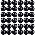 100Pcs Natural Stone Beads 6mm Black Oynx Round Gemstone Loose Beads with Elastic Bracelet String for Bracelets Necklace Jewelry Making - color: Black Oynx, size: 6mm