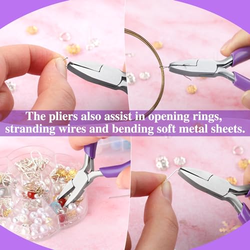SPEEDWOX 3-Inch Duckbill Pliers - Mini Flat Nose Pliers with Smooth Jaws for Jewelry Making - style: Duckbill Pliers