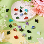 28 Pcs Cross Beads for Jewelry Making Turquoise Cross Gemstone Beads Small Crystal Crucifix Bead Charms for Easter Holiday Eid Mubarak Ramadan Christmas Necklace Jewelry Making 11-13mm - color: 14 Colors-Gemstone