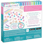 Make It Real: Linked Looks - 48pc DIY Bracelet Kit, Pastel Charms & Connectors, Mix & Match Styles, Cord Bracelet Jewelry Craft Set, Girls & Kids 6+