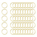 uxcell 50Pcs Open Jump Rings, 15mm/0.59" OD Brass Jump Ring Connectors 1mm Thick O Rings for Necklaces Bracelet Jewelry Making Keychain DIY Craft, Gold Tone - size: 15mmx1mm