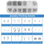 Mluchee Jewelry Wire Wrapping Jewelry Making Supplies Tools Kit - Including Findings Tools, Wire Wrapping Kit, Jewelry Pliers for Repair, Wire Wrap and Beading