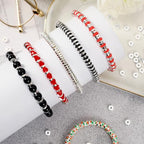 DECYOOL Spacer Beads, 1500pcs 6mm Flat Round Spacers for Jewelry Making, Rondelle Beads for DIY Bracelet Necklace Earring Craft, Silver - color: Silver