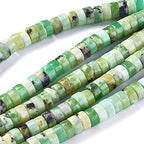 Cheriswelry 2 Strand 6mm Green Natural Australia Jade Stone Beads Rondelle Gemstone Loose Spacer Abacus Beads Charms for DIY Craft Earring Bracelet Necklace Jewelry Making 136pcs/strand - color: Green Natural Australia Jade