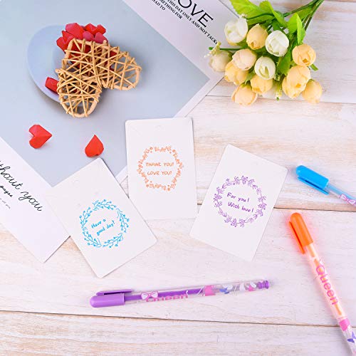 MIAHART 150 Set Earring Holder Cards Necklace Display Cards with 150pcs Bags for Selling DIY Ear Studs, Earrings and Jewelry Display (White) - color: White