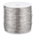 BENECREAT 820 Feet 26 Gauge Single Strand Tiger Tail Beading Wire, Stainless Steel Craft Jewelry Beading Wire for Crafts, Jewelry Making, Sculpture Frame - color: Single Strand, size: 26 Gauge