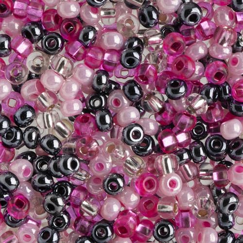 John Bead Czech Glass Seed Beads 6/0 (100g) Hawaii Mix Beads for DIY Art Crafts Jewelry Bracelets Necklaces Earrings Making - color: Hawaii Mix