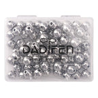 304 Stainless Steel Round Beads 8.0mm 80pcs Spacer Beads for Jewelry DIY Making and Repairing - size: 8.0mm