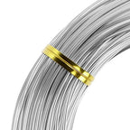 QWORK Bendable Craft Aluminum Wire 18 Gauge 328 FT, Sculpting Wire with Cutter
