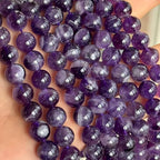 MJDCB Natural Dreamy Amethyst Beads Round Stone Beads DIY Loose Beads for Jewelry Making Beads 15" (10mm) - color: Dreamy Amethyst, size: 10mm