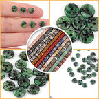 GEM-Inside 2x6mm Natural Green Zoisite Stone Semi-Gemstone Heishi Disc Rondelle Spacer Beads for Jewelry Making Full 15" Strand Energy Stone Healing Power Crystal - color: Green Zoisite