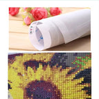 MOMDEDP Christmas Shop Diamond Painting Kits for Adults, Winter 5D Diamond Art Kits for Beginner DIY Full Drill Diamond Dots Crystal Craft Kits for Home Wall Decor Gifts 11.8x11.8 inch