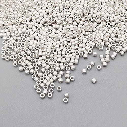 INSPIRELLE Uniform 120 Gram 12/0 (2mm) Cylinder Glass Seed Beads for Craft Jewelry Making, 24 Matte Opaque Dyed Colors - color: 22x Matte Opaque + 2 Metallic