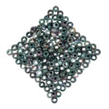 Nupuyai Pack of 30 14x8mm Large Hole Stone Loose Beads for Jewelry Making, Polished Rondelle European Beads fit Charms Bracelet, Indian Agate - color: Green/Red, size: 14x8mm