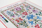 AllAboutEmbroideryUA Bead Embroidery kit Floral Quaker QA-4121 Beaded Cross Stitch Sampler