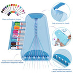Friendship Bracelet Making Kit for Girls Ages 8-12, Kids Jewelry Making Kit with 28 Pre-Cut Threads and Letter Beads, Arts and Crafts for Kids, Birthday Easter Gifts for 6 7 8 9 10 11 12 Year Old - color: Light Blue