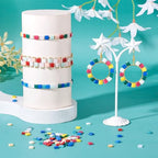 Pandahall 360Pcs 2-Hole Tila Acrylic Seed Beads - 12 Colors, Opaque Loose Spacer Beads 5.2x5.2mm for Jewelry Making - color: Mix 12 Colors, 360pcs