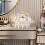 Round Acrylic Jewelry Stand Acrylic Display Riser Stands Dessert Tower Display Tower for Watch,Jewelry,Rings,Earrings,Mini Figurines,Cupcakes(Clear,11Tier) - size: Clear-11 Tier
