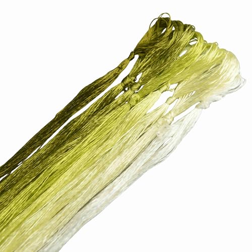 MIINGGUXIUYI Mulberry Silk Floss Embroidery Thread Floss-Cross Stitch Threads China Silk Woven Jewelry Threads DIY Sewing Kits (99) - color: 99