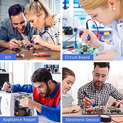Soldering Iron Kit, 90W LED Digital Solder Iron Kit with Ceramic Heater, 110V Welding Tools with Smart Temperature Control, Auto Sleep, Temp Calibration, C/F, Accurate 176℉-896℉ - color: 90w- 9-in-1