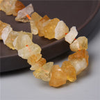 10-13mm Natural Irregular Freeform Raw Yellow Quartz Stone Nugget Beads Reiki Crystal Healing Minerals Quartz Bead DIY Jewelry Making - color: Yellow Quartz