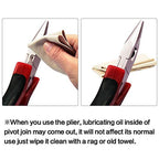 SPEEDWOX Flat Nose Pliers - 4.5 Inch Micro Chain Nose, Duck Bill Fine Pliers, Smooth Jaws, Mini Precision Jewelry Making Tool, Chrome Vanadium Steel - style: Flat Nose Pliers