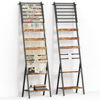 Jewelry Organizer Stand, Jewelry Floor Stand, Floor Jewelry Stand with Necklace Holder Earring Organizer, Standing Jewelry Organizer for Watches, Rings, Bangle