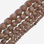 Yochus 40pcs 10mm Coffee Persian Jade Energy Healing Round Bulk Gemstone Beads for Jewelry Making Bracelet Necklace Earring DIY - color: coffee, size: 10mm